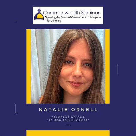 Natalie Ornell .